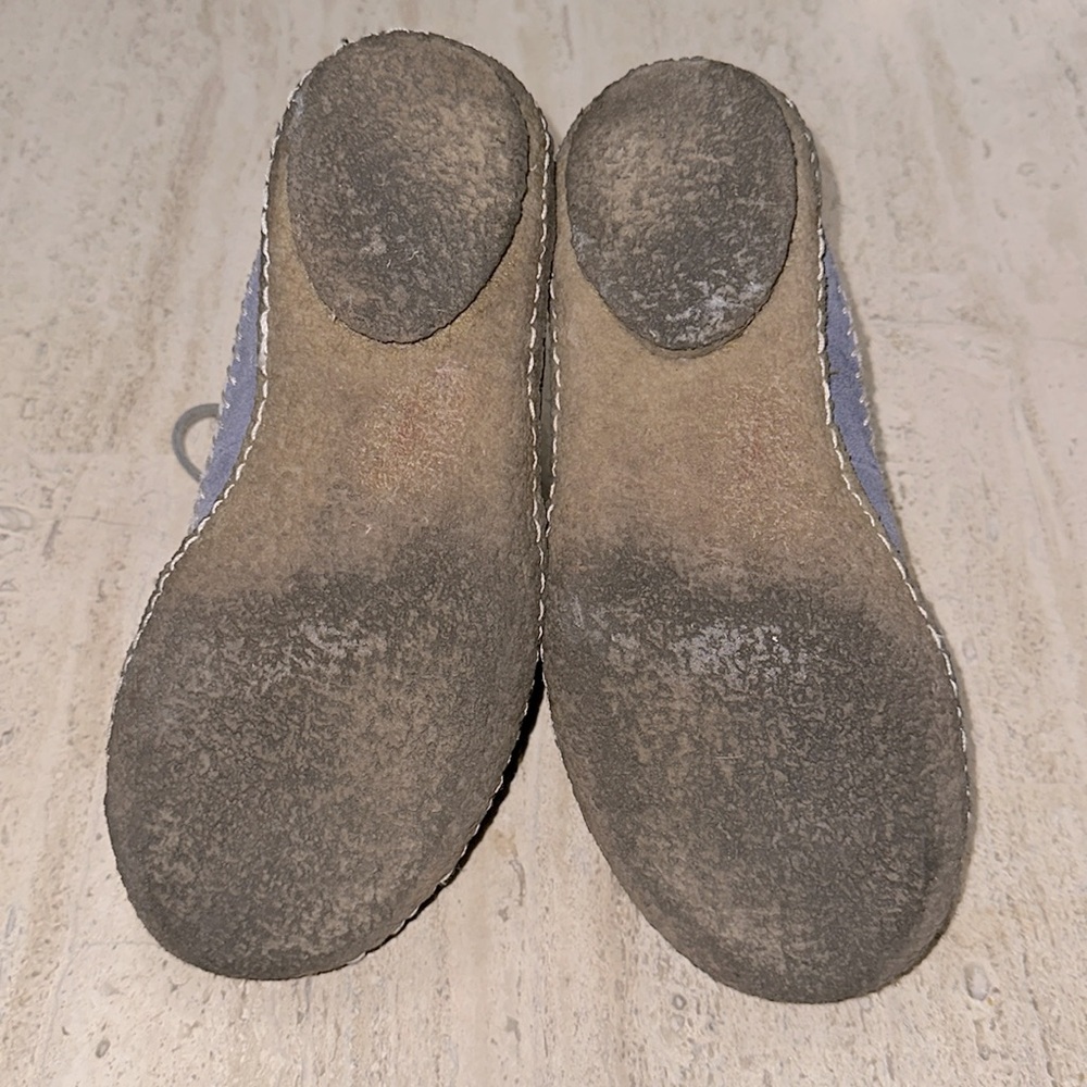 SOREL Joplin Perfed Leather Stitch Duck Boot Steel Gray
Blue Lace up boot Sz 7/8 - Picture 7 of 12